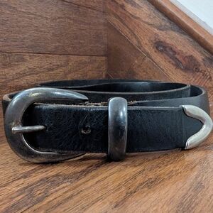 Handcrafted Quality custom made Unisex XXL Western Leather belt made in Canada.